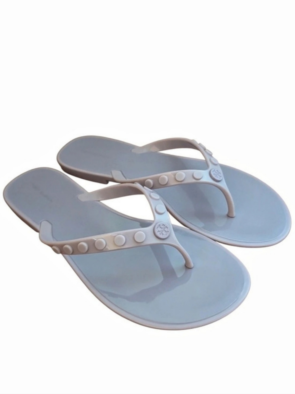 💜▪️Tory Burch▪️ Studded Jelly Flip Flop Sandals in Purple Size 8